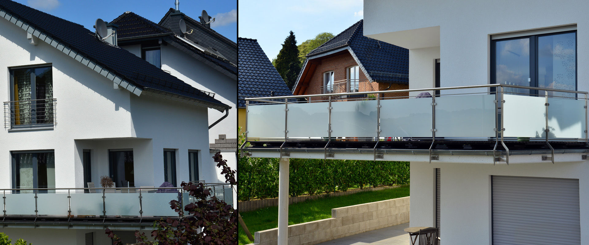 Glass Modular Round Balustrade