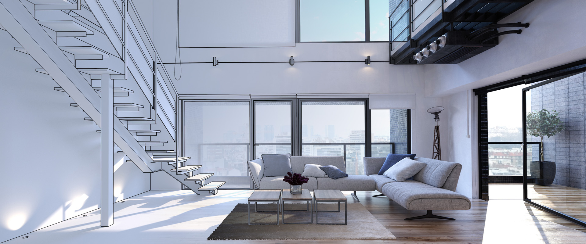 Multi-Flight Staircases